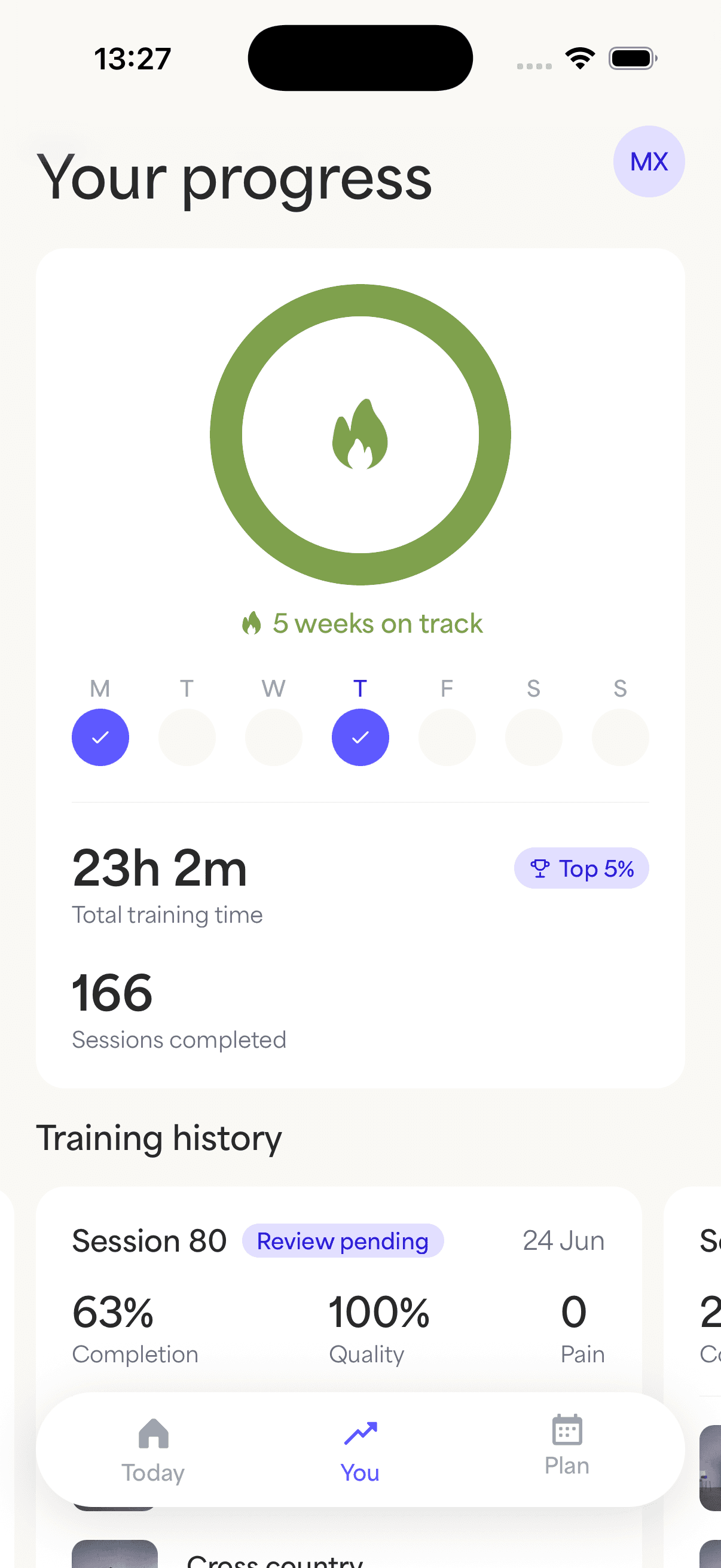 The Akina mobile app