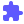blaues Icon Puzzle