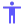 blaue Zeichenfigur Icon